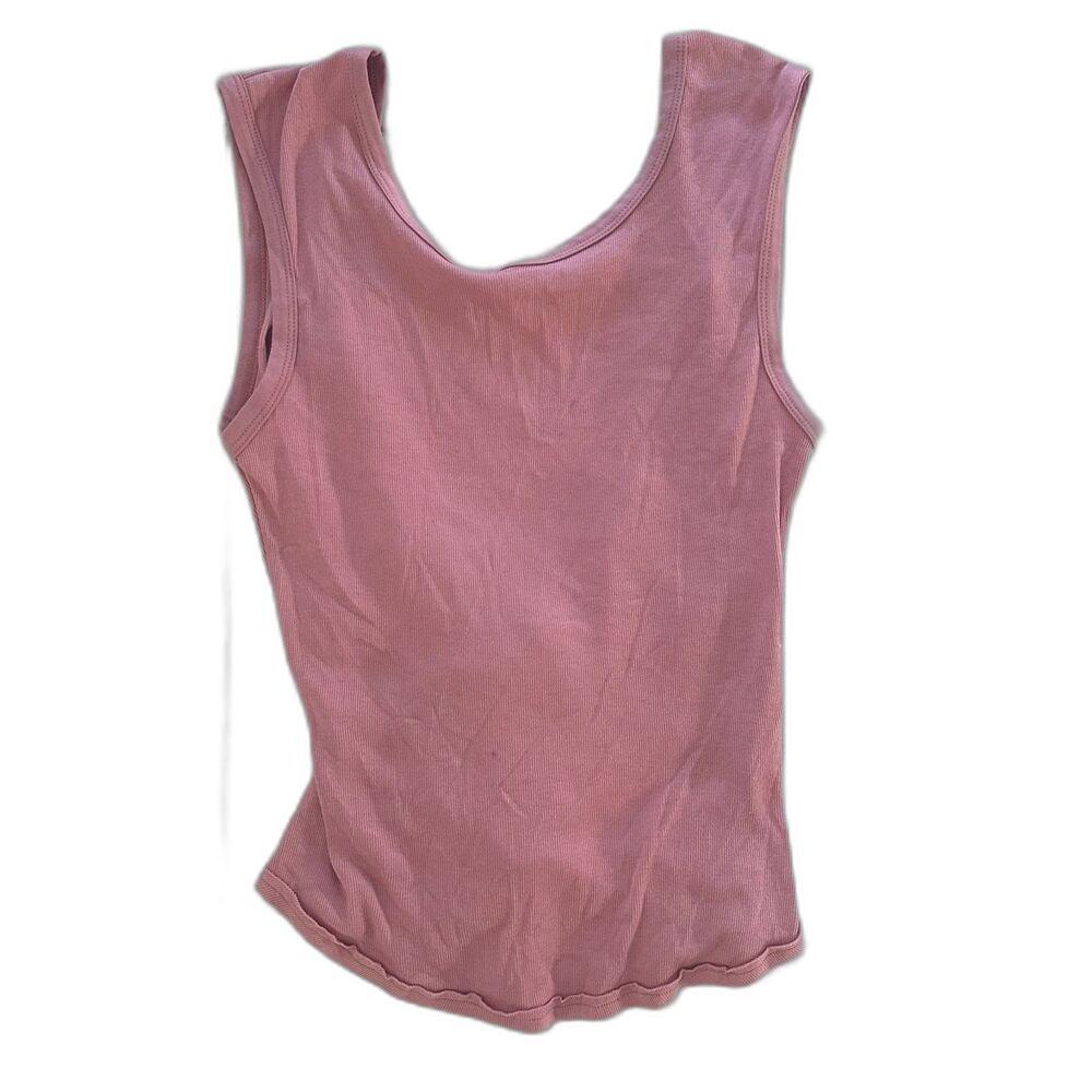 intimately free people rose pink surplice back tank s small